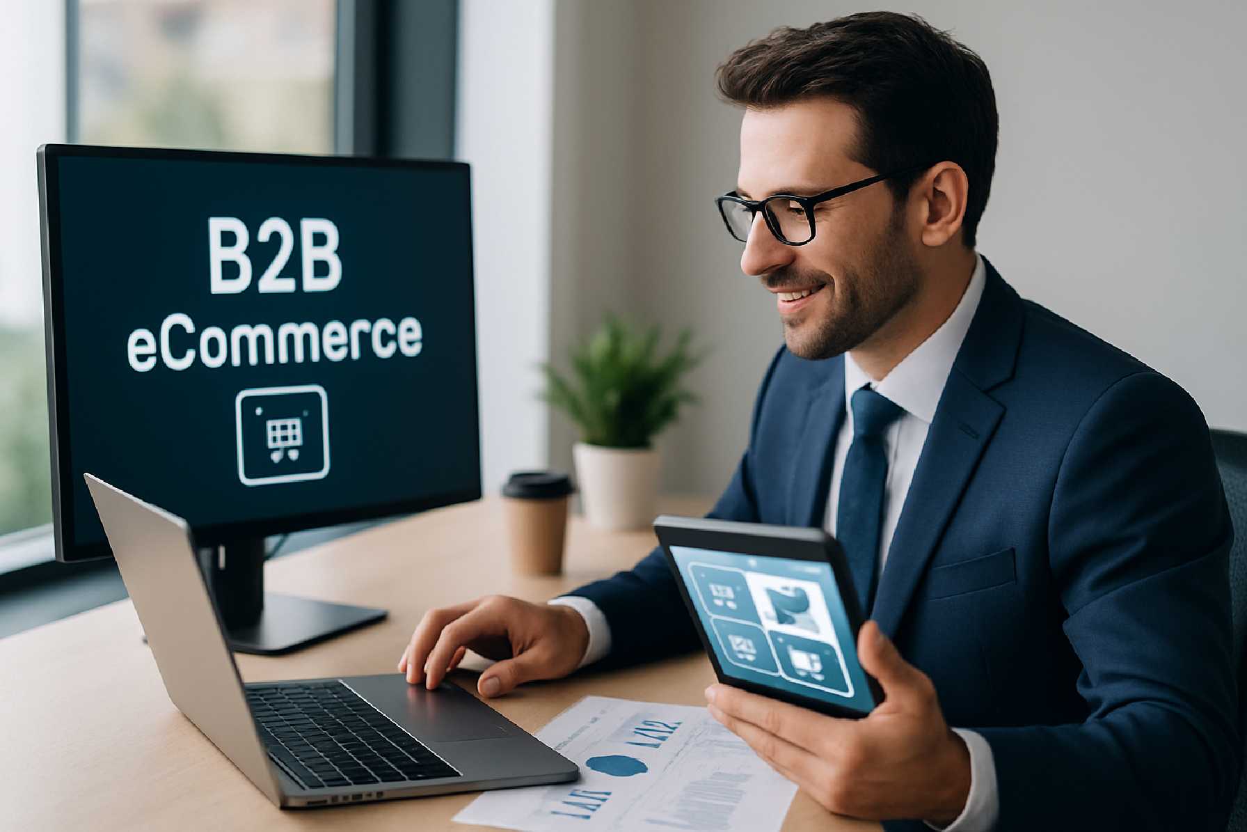 B2B eCommerce: המעבר של מכירות עסקיות מפגישות ידניות לפורטלים דיגיטליים
