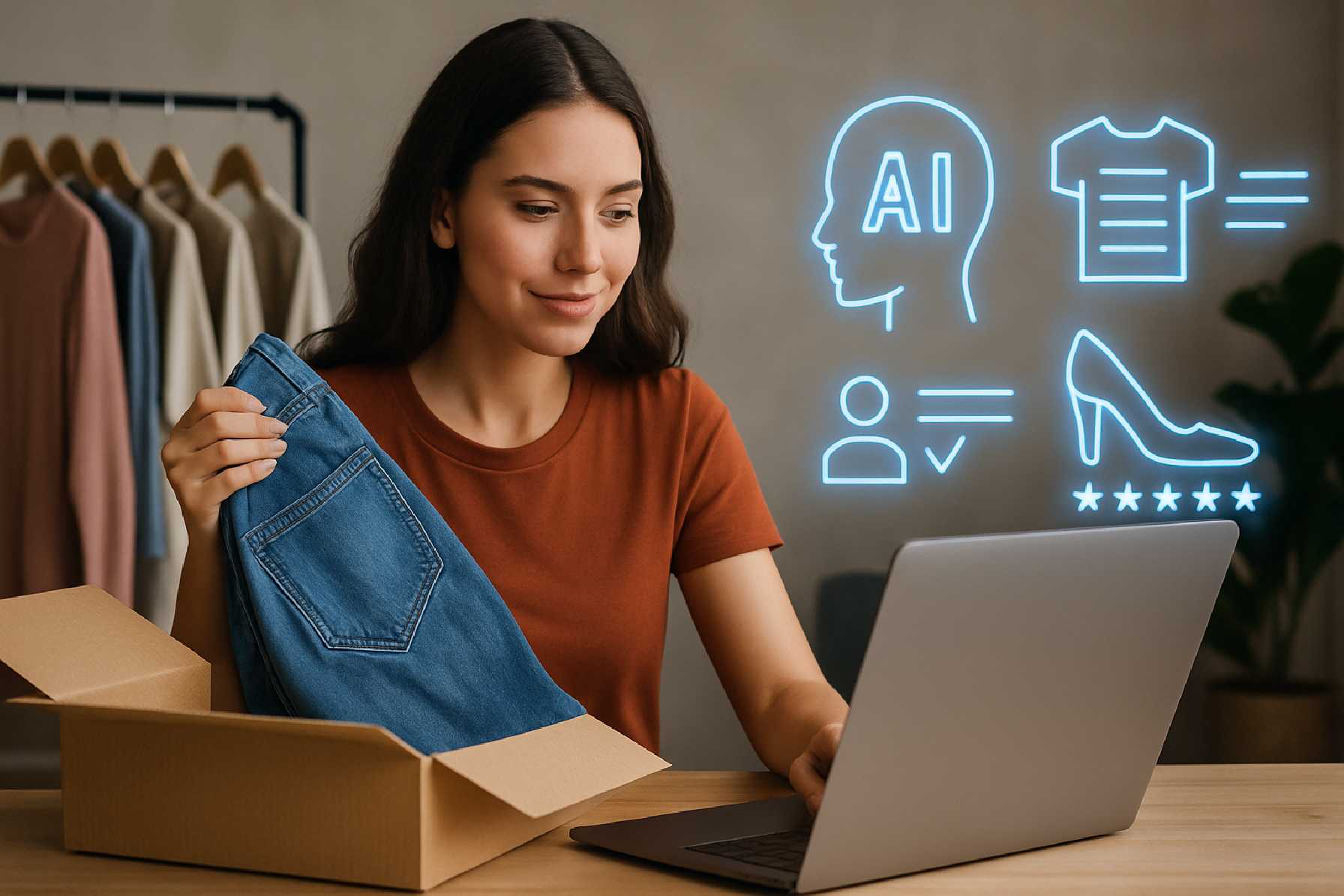 AI להקטנת החזרות: התאמת מידות, תיאורי מוצר חכמים והמלצות מותאמות אישית