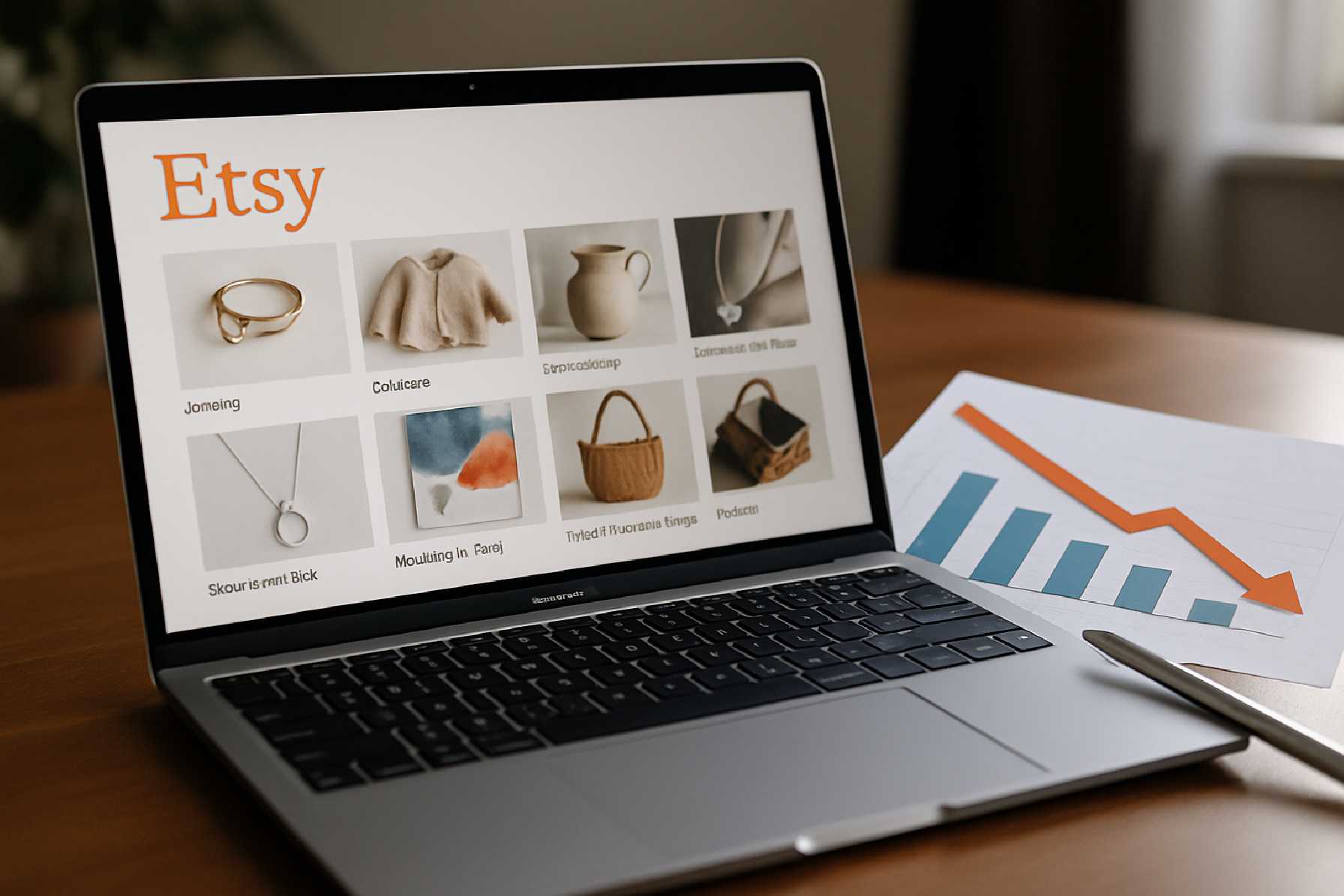 חנות וירטואלית Etsy מדווחת על צמיחה מתונה בהכנסות למרות ירידה במכירות - כיצד היא מתמודדת עם האתגרים?